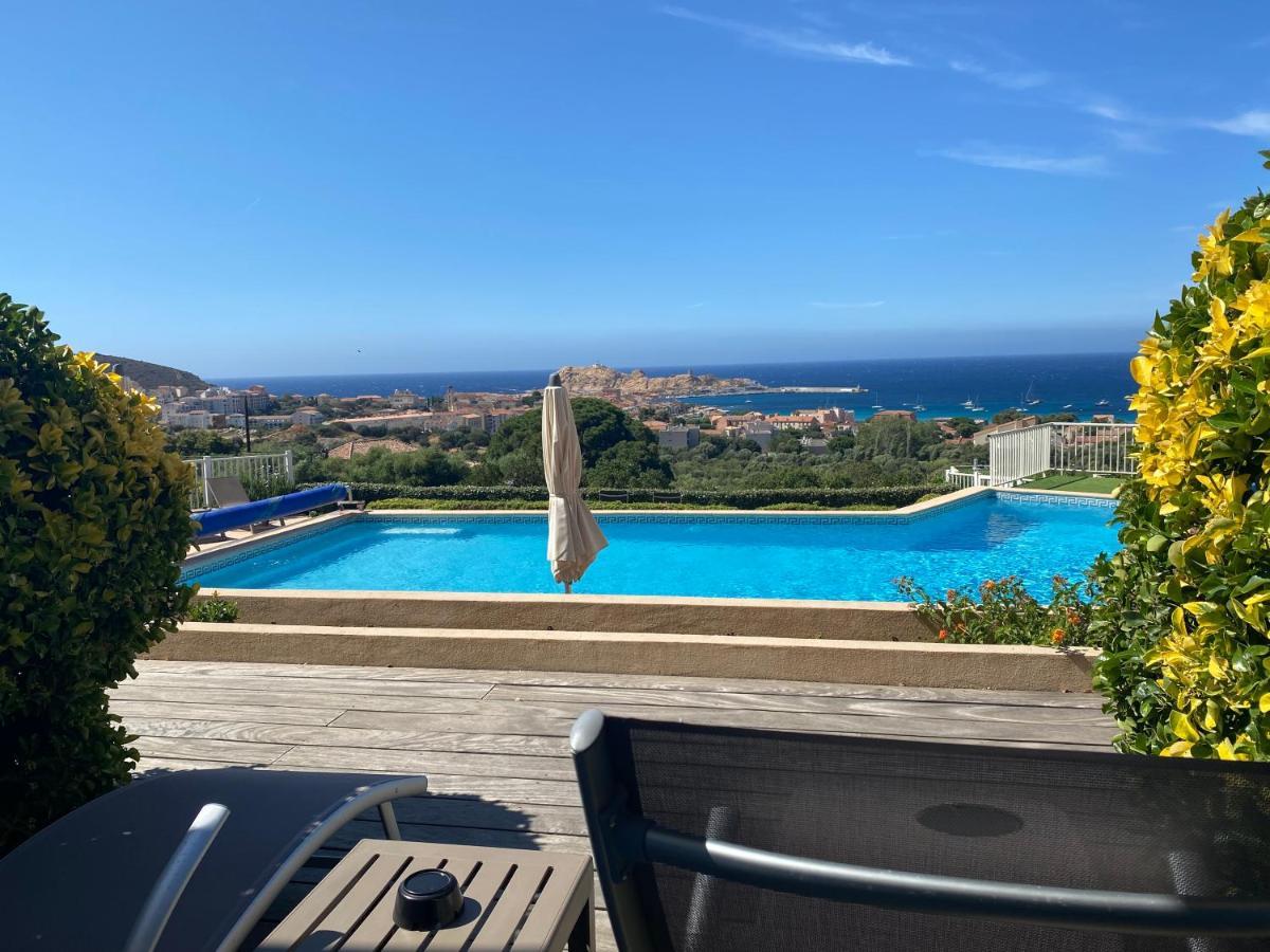 Hotel Funtana Marina LʼÎle-Rousse Exteriör bild